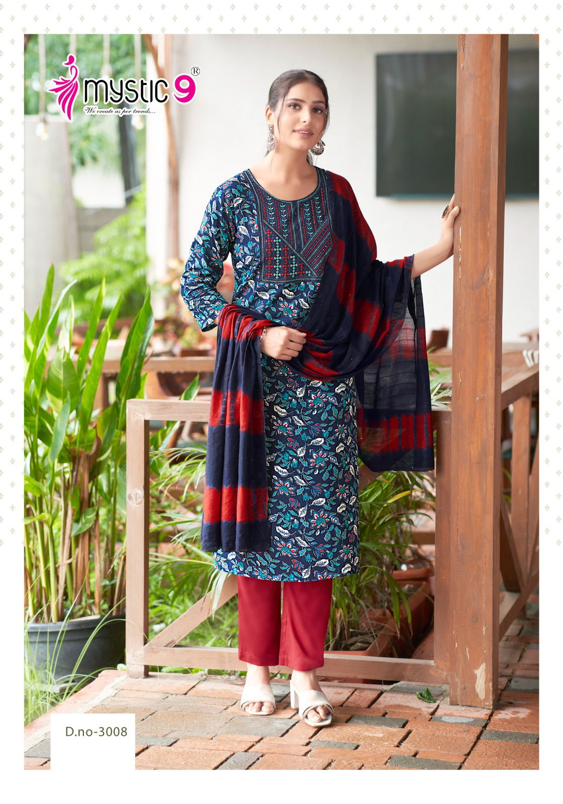 Sabri Vol 3 By Mystic 9 Rayon Printed Kurti With Bottom Dupatta Wholesale Market in Surat
